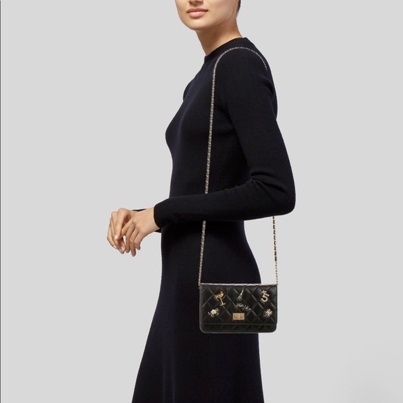 Chanel Lucky Charms Black Calfskin Cross Body Bag - Picture 2 of 10